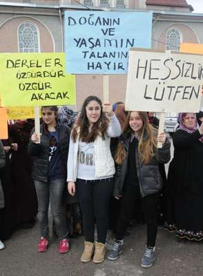 Bursa’da, protesto nedeniyle HES toplantısı yapılamadı