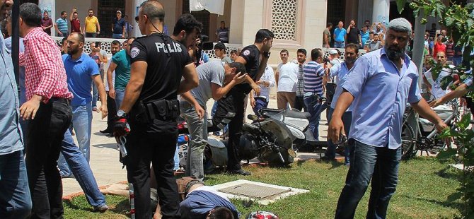 Camide 'üzerimde bomba var' diye bağırdı