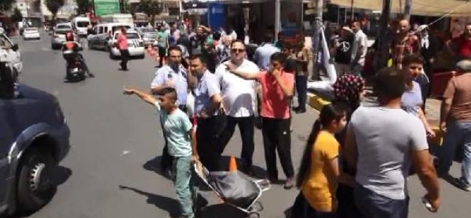 Pazarda 'canlı bomba' izdihamı