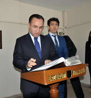 Bakan Bozdağ ile HSYK üyeleri Erzurum'da (2)