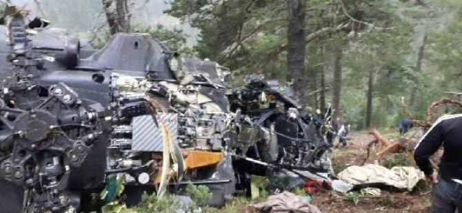 Giresun'da askeri helikopter düştü: 7 şehit