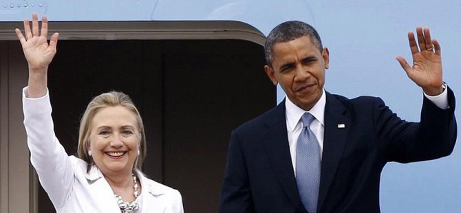 Obama ilk kez Clinton'ın seçim mitingine katıldı