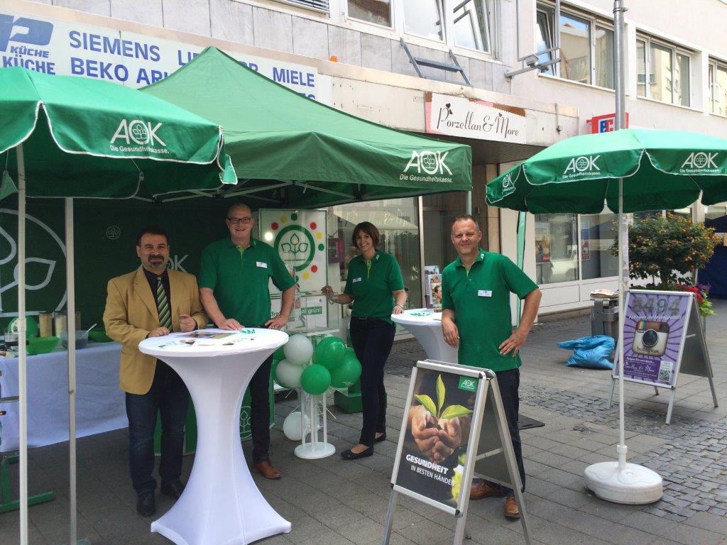 AOK Hessen standına büyük ilgi