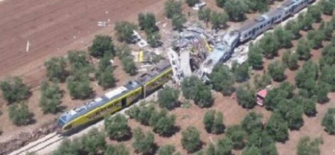 İtalya’da iki tren çarpıştı: 12 ölü
