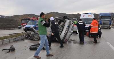 Kırıkkale 'de kaza: 4 yaralı