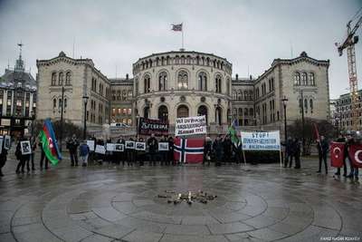 Hocalı katliamı Oslo’da protesto edildi