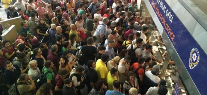 Yeşil ve gri pasaportlulara havaalanlarında sorgu