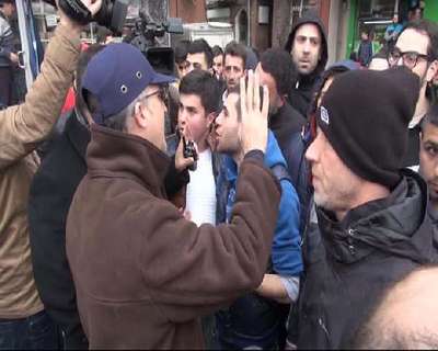 Vefa Stadı çevresi karıştı. Polis taraftar gruplarına TOMA'yla müdahale etti