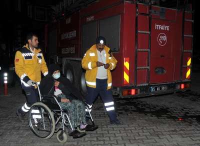 Hastanede yangın paniği