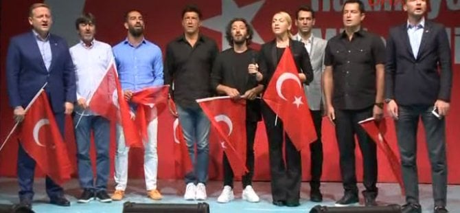 Sanat ve spor camiasından destek