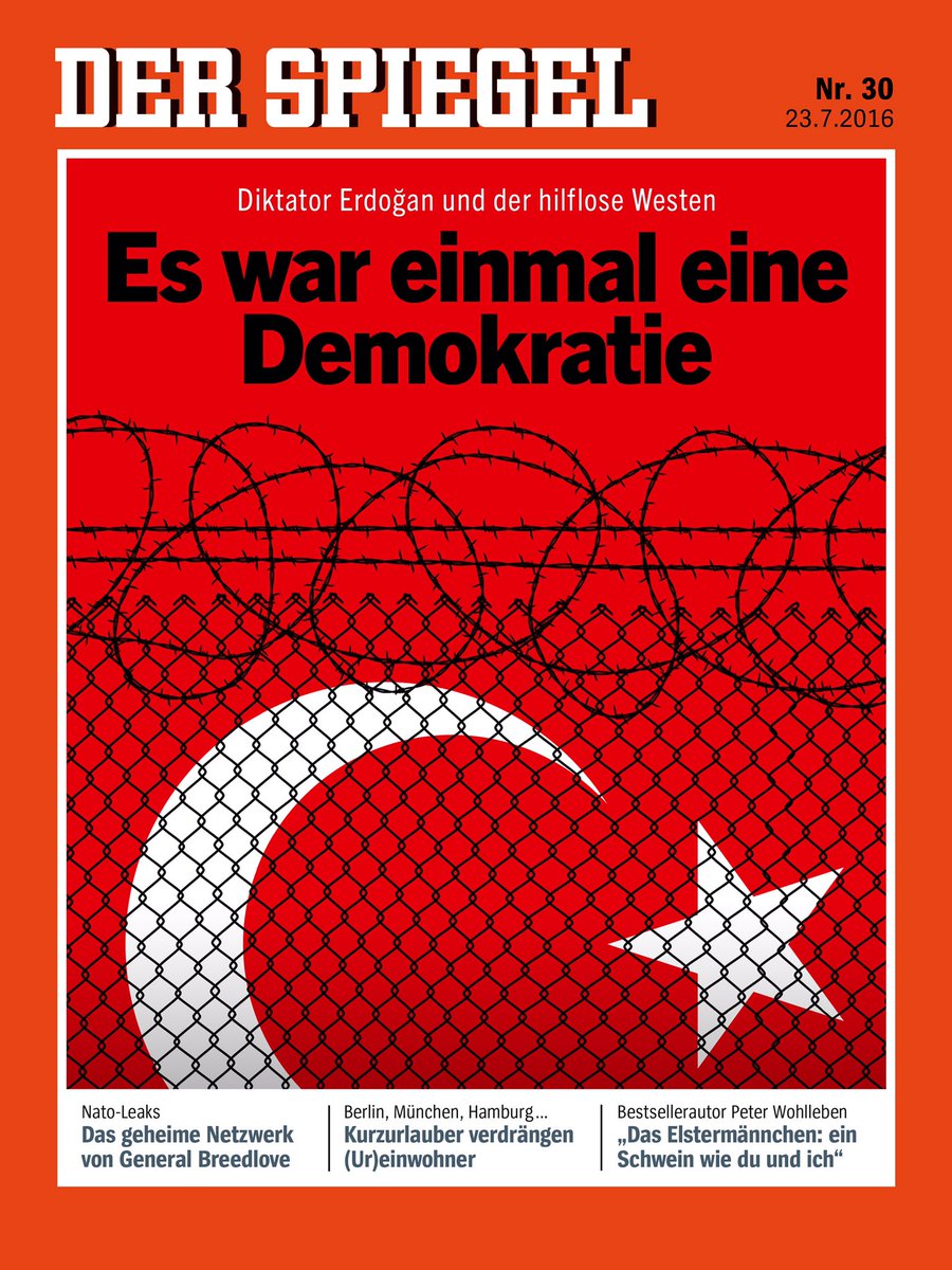 Der Spiegel'den çok sert kapak