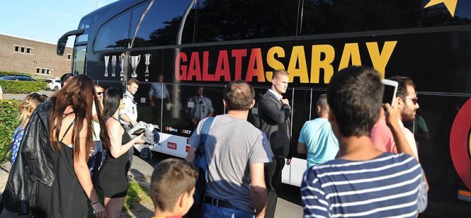 Galatasaray kafilesi Danimarka'da
