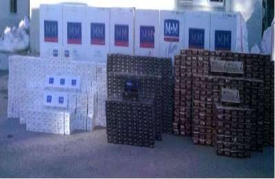 Kahramanmaraş'ta 142 bin paket kaçak sigara ele geçirildi