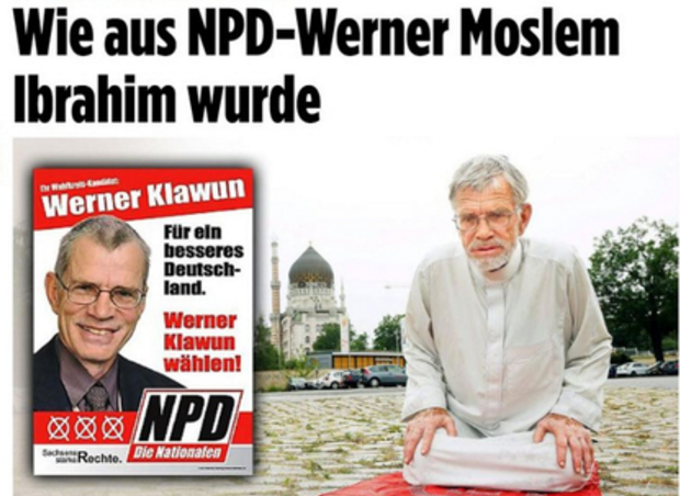 NPD'li politikacı Müslüman oldu