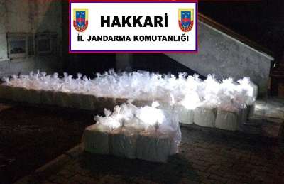 Yüksekova'da 9 ton kaçak kaymak ve tereyağı ele geçirildi
