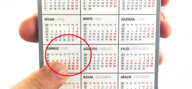 TRT'nin bastırdığı takvimde çarpıcı detay