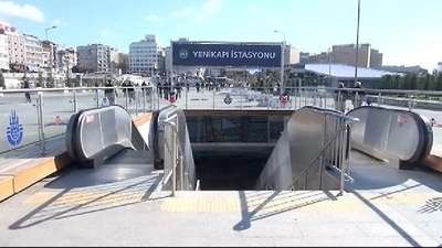 Taksim-Yenikapı metro seferi 1,5 saat yapılamadı