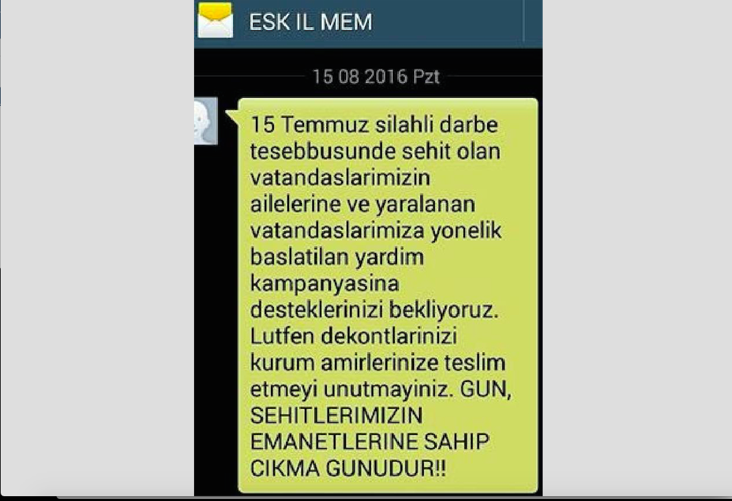 Öğretmenlerden bağış dekontları istendi