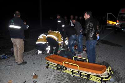 Yozgat'ta 2 otomobil çarpıştı: 1 ölü, 4 yaralı