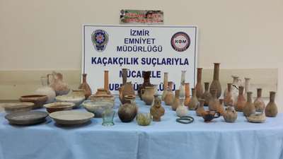 İzmir'de tarihi eser operasyonu