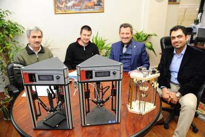 Kocaeli Üniversitesi'nde 3 boyutlu yazıcı prototipi üretildi