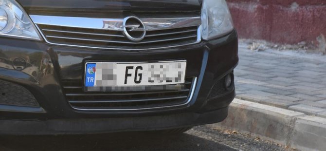 FG harf grubu plaka istemeyenlere başka plaka verilecek