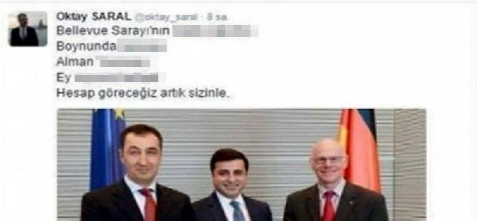 Cem Özdemir'e hakaret eden danışmana suç duyurusu