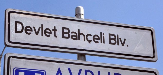 'Devlet Bahçeli Bulvarı' adına itiraz