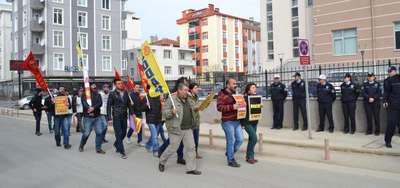 Çerkezköy’de polisle sendika üyesi işçiler arasında arbede