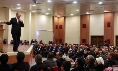 Sağlık eski Bakanı Akdağ, üniversitelilere konferans verdi