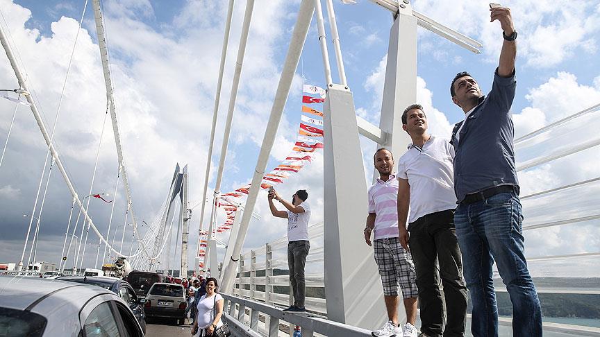 Yavuz Sultan Selim Köprüsü'ne trafik sıkıştı