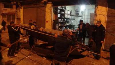 Iğdır'da gaz sıkışması işyerinde patlamaya neden oldu