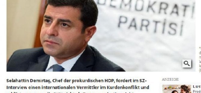 Demirtaş: PKK terör örgütü değil