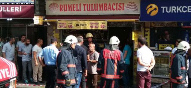 Tatlı dükkanı çöktü
