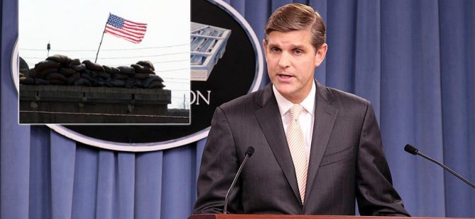 Pentagon'dan PYD 'karargahı'ndaki ABD bayrağı açıklaması
