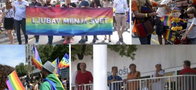 LGBT yürüyüşüne AB temsilcileri de katıldı
