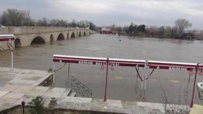 Edirne’de yine taşkın alarmı