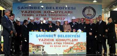 GAZİANTEP’TE 162 KONUT VE 15 İŞYERİNİN TEMELİ ATILDI