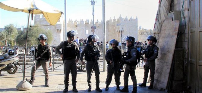 İsrail polisi Müslüman mezarlığını bastı