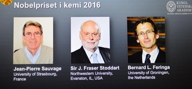 Nobel Kimya Ödülü üç bilim insanına verildi