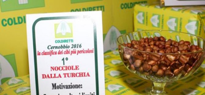 İtalya: En tehlikeli gıda Türk fındığı