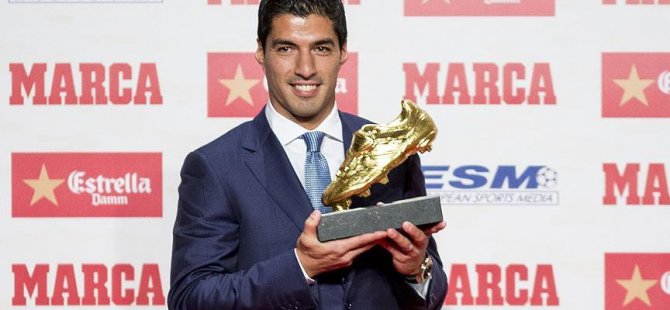 Luis Suarez 'Altın Ayakkabı'sına kavuştu