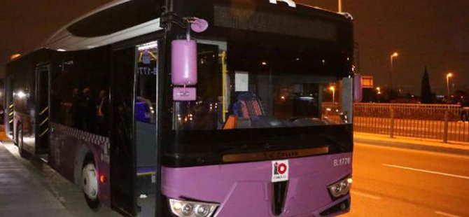 İstanbul'da belediye otobüsüne molotoflu saldırı