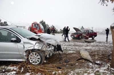 SORGUN'DA KAZA: 5 YARALI
