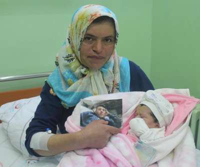 Ölen madencinin kızı 'Sare' dünyaya geldi