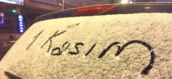Doğu Anadolu'da kar yağışı
