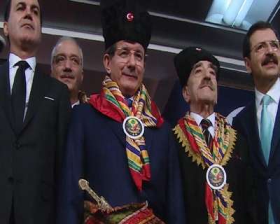 Başbakan Davutoğlu Yörük Türkmen Konfederasyonları ve dernekleri ile bir araya geldi