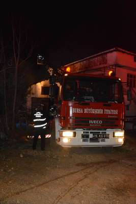 BURSA'DA FABRİKA YANGINI