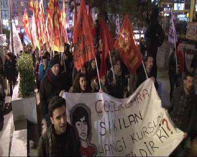 Kadıköy'deki Berkin Elvan eylemine polis müdahalesi