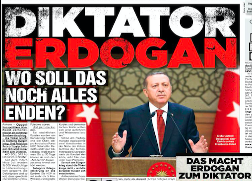 Alman basını: Diktatör Erdoğan